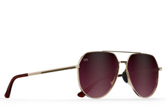 Tangle Free Aviator Hex - Cherry Fade Polarized